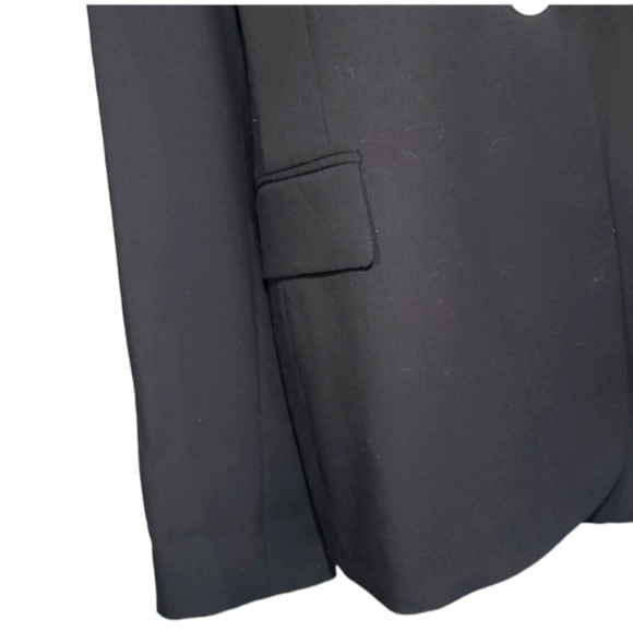 Calvin Klein Black Polyester Rayon Spandex Women's Jacket 🧥 Size 14 - Picture 13 of 15